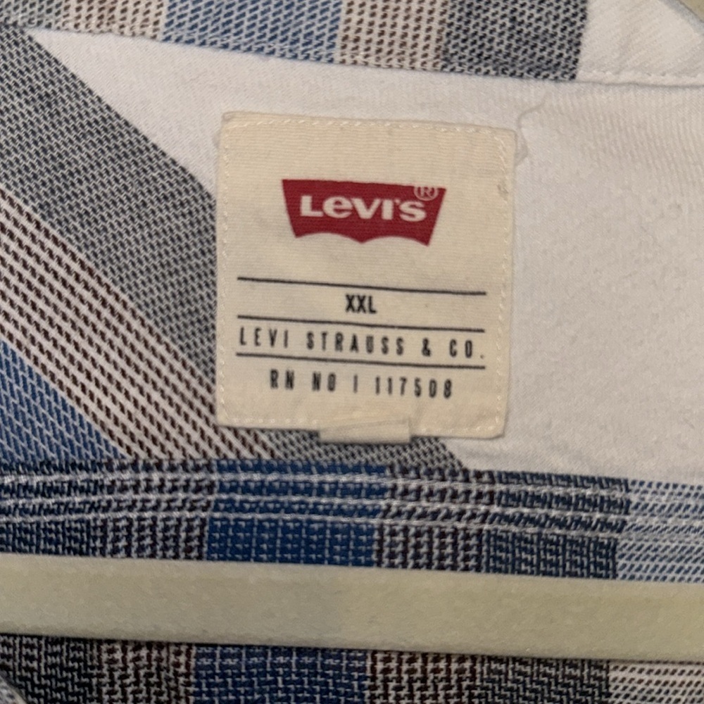 Levi’s red tab  men’s long sleeve button down shirt - Picture 2 of 5